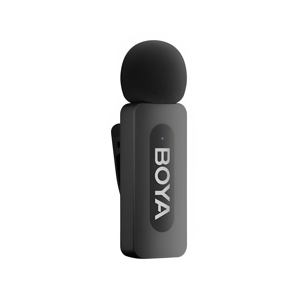 Беспроводной микрофон boya combo 3 в 1 3 2tx+2rx+1 зарядный кейс (usb-c+lightning), черный
